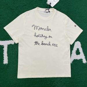 몽클레어 지니어스 1952 컬렉션 자수 로고 티셔츠