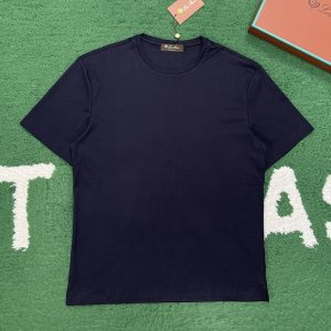 로로피아나 마조르보 실크 코튼 크루넥 티셔츠