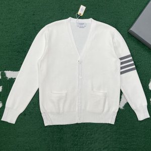 톰브라운 사선완장 4-Bar 코튼 밀라노 클래식 가디건