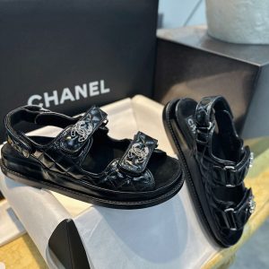 샤넬 25P CC로고 벨크로 샌들