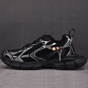 【VG공장】발렌시아가 3XL 체인 참 스니커즈 블랙 화이트