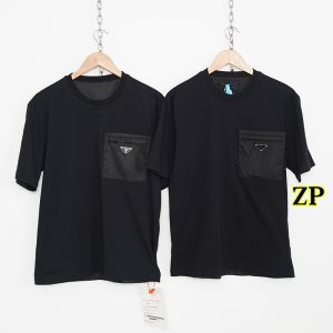 프라다 리나일론 포켓 저지 반팔 티셔츠