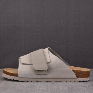 【GD공장】버켄스탁 벨크로 스트랩 교토 그레이 타우페