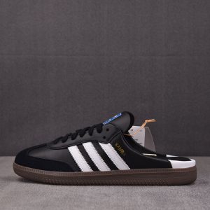 【TOP공장】아디다스 삼바 OG 뮬 블랙 화이트 LB3815