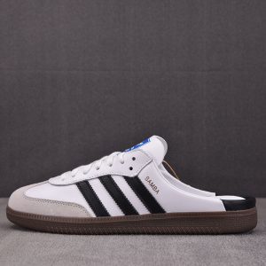 【TOP공장】아디다스 삼바 OG 뮬 화이트 블랙 LB3814