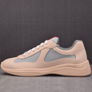 【ZG공장】프라다 아메리카 컵 스니커즈 핑크베이지