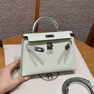 【수공】 에르메스 미니 켈리 II 셀리에 앱송 0S 버트 피즈