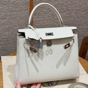 【수공】 에르메스 켈리 25 토고 0T 머쉬룸