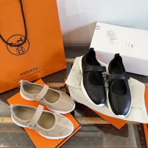 에르메스 넵튭 발레리나 플랫 스니커즈