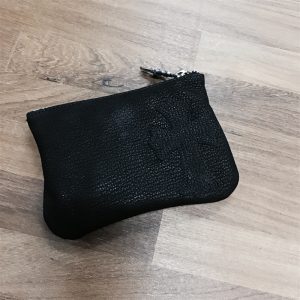 크롬하츠 크로스 패치 대거 지퍼 풀러 코인 파우치