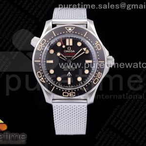 VS공장 오메가 씨마스터 다이버 300M 노타임투다이 007에디션 블랙다이얼 매쉬스트랩 v4 NTTD Seamaster 300 No Time to Die Limited Edition VSF 11 Best Edition on Titanium Mesh Bracelet A8806 V5