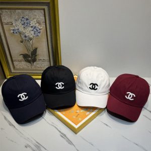 샤넬 CC로고 자수 볼캡