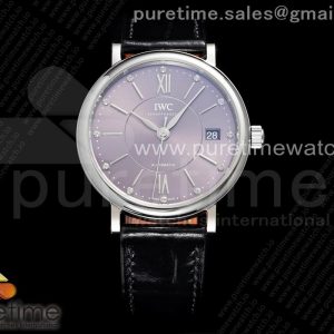 V7공장 IWC 포르토피노 스틸 그레이 다이얼 블랙 가죽스트랩 Portofino 37mm SS V7F 11 Best Edition Gray Dial on Black Leather Strap A2892