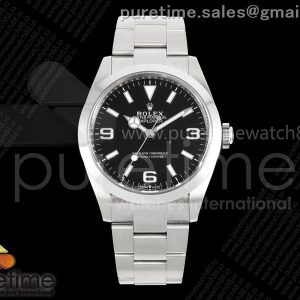 Clean공장 롤렉스 익스플로러1 224270 블랙다이얼 브레이슬릿 40mm Explorer I 224270 40mm Clean 11 Best Edition Black Dial on SS Bracelet VR3230