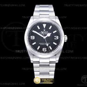 VS공장 롤렉스 익스플로러 36 신형 124270 스틸 브레이슬릿 Explorer 1 124270 36mm 904L SSSS Blk VSF VS3230