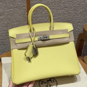 【수공】에르메스 버킨 25 앱송 9R 라임