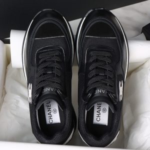 샤넬 25K 믹스드 파이버 스니커즈 블랙
