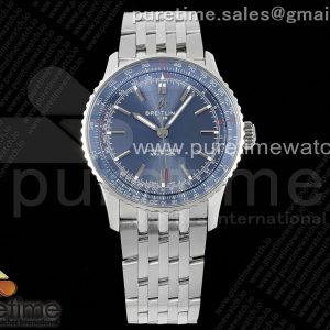 TF공장 브라이틀링 내비타이머 41미리 스틸 블루다이얼 브레이슬릿 Navitimer Automatic 41mm SS TF 11 Best Edition Blue Dial on SS Bracelet A2824
