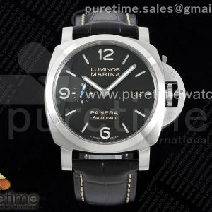 TT공장 파네라이 PAM1312 스틸 블랙다이얼 가죽스트랩 PAM1312 W TTF 11 Best Edition on Black Leather Strap P9010