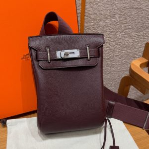 【수공】에르메스 핵 아 도 PM 0G 루즈 셀리에