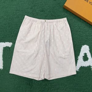 루이비통 모노그램 스트라이프드 실크 숏 팬츠