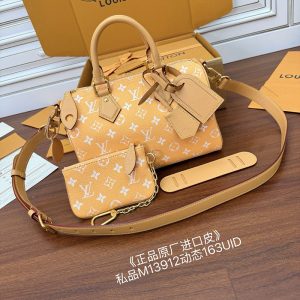 루이비통 스피디 P9 반둘리에 25 카프스킨 모노그램 썸머 피치 M13912