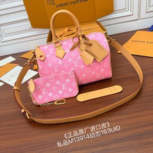 루이비통 스피디 P9 반둘리에 30 카프스킨 모노그램 캔디 핑크 M13914