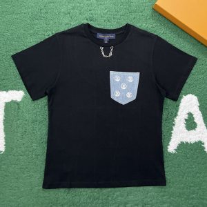 루이비통 모노그램 데님 포켓 LV 체인 티셔츠
