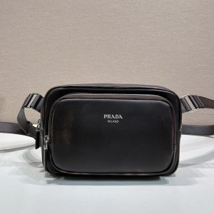 프라다 디스트레스드 레더 크로스백 2VH218