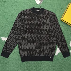 펜디 시그니처 FF 모티프 패턴 울 스웨터