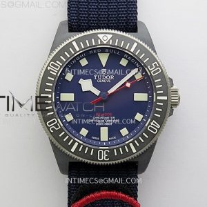 M+공장 튜더 펠라고스 블루다이얼 블랙베젤 나일론스트랩 Pelagos M25707KN24-0001 Carbon M+F 11 V4 Best Edition Blue dial Black Bezel on Nylon Strap Miyota 8N-24