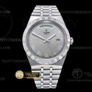V7공장 튜더 로얄 28600 스틸 실버다이얼 로만인덱스 브레이슬릿 Tudor Royal 28600 41mm SSSS SilvRmn V7F A2836