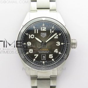 KOR공장 태그호이어 오타비아 그레이다이얼 Autavia WBE5116 42mm SS KOR 1:1 Best Edition Black Ceramic bezel Gray Dial on SS Bracelet SW200 (Free Nylon and Leather Strap)