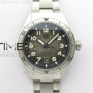 KOR공장 태그호이어 오타비아 그레이다이얼 Autavia WBE5116 42mm SS KOR 1:1 Best Edition Gray Dial on SS Bracelet SW200 (Free Nylon and Leather Strap)