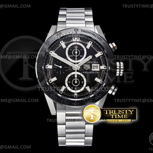 XF공장 태그호이어 칼리버호이어 블랙다이얼 43MM Carrera Cal. Heuer 01 SSSS Black XF A1887 Chrono