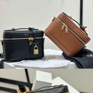 셀린느 카프스킨 베니티 토트백 119463