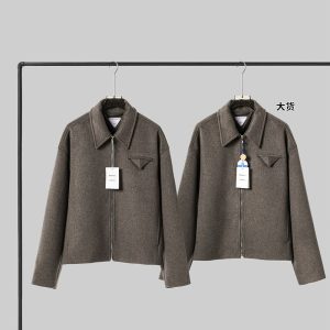 보테가베네타 울 캐시미어 블렌드 블루종 자켓
