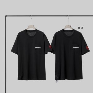 크롬하츠 스크롤 라벨 NYC 반팔 티셔츠