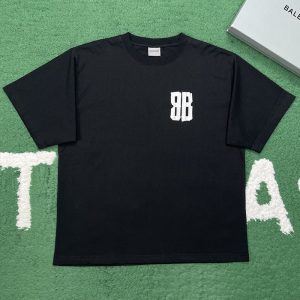발렌시아가 글리터 테이프 타입 라지 티셔츠