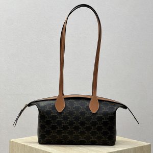 셀린느 스몰 더플 백 트리옹프 캔버스 L10893