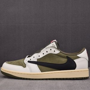 【GX공장】나이키 x 트래비스 스캇 레트로 로우 OG SP 리버스 올리브 DM7866-200
