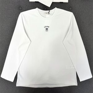 셀린느 코튼 저지 롱슬리브 티셔츠
